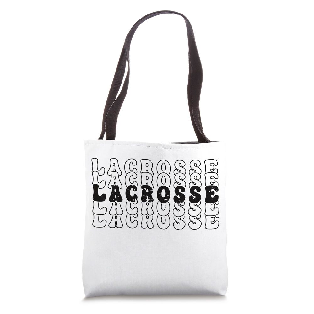 Retro Vintage Lacrosse Tote Bag >:(